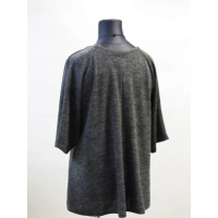 Ciepła trapezowa Tunika XXL z wydłużonym tyłem